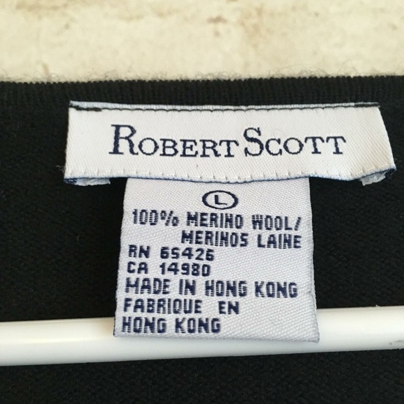 Robert Scott Beaded Wool Sweater - Picture 5 of 6